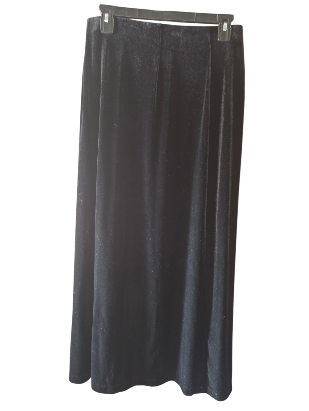 4/6/63. Worthington Black Velvet Maxi Skirt - Women